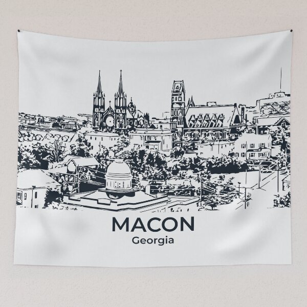 Item preview, Macon – Georgia designed and sold by Lakeric Cityscapes.