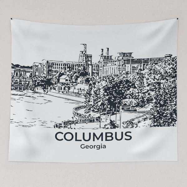 Item preview, Columbus – Georgia designed and sold by Lakeric Cityscapes.