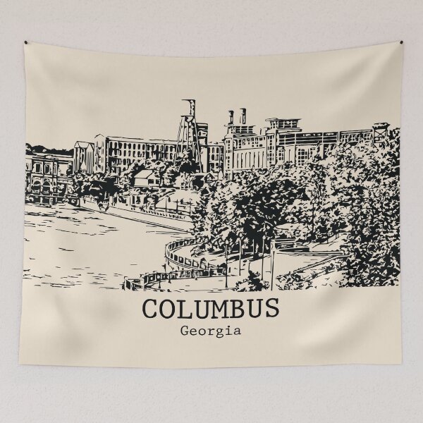 Item preview, Columbus – Georgia designed and sold by Lakeric Cityscapes.