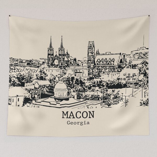 Item preview, Macon – Georgia designed and sold by Lakeric Cityscapes.