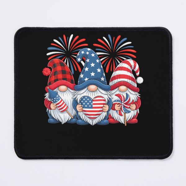 Item preview, 4th of July Gnomes USA Patriotic Fireworks American Flag designed and sold by clothesy7.