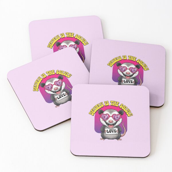 Item preview, Delulu Is The Solulu Opossum Crazy Eyes Meme designed and sold by Moon's Arts.