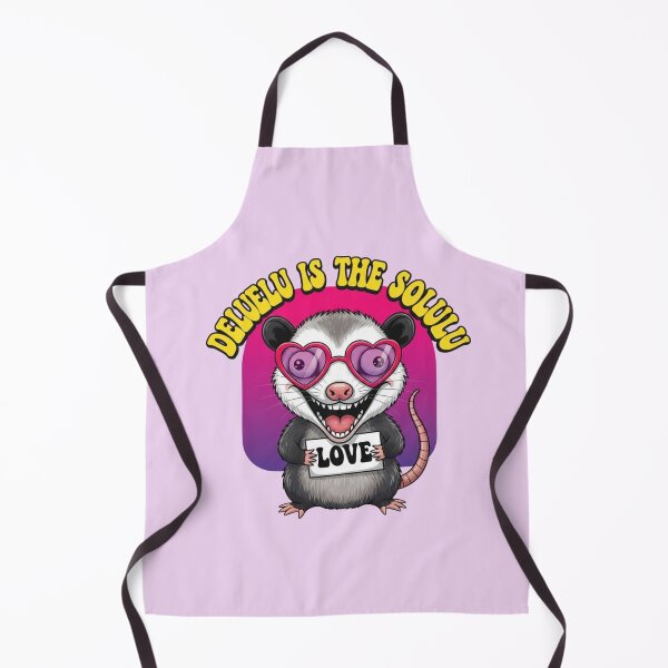 Item preview, Delulu Is The Solulu Opossum Crazy Eyes Meme designed and sold by Moon's Arts.