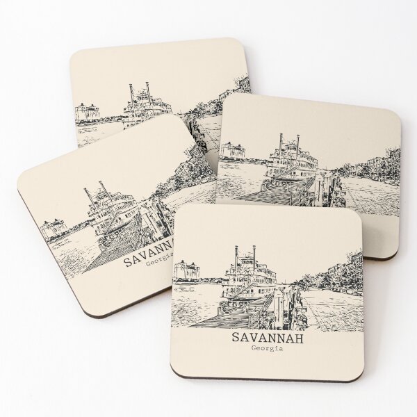 Item preview, Savannah – Georgia designed and sold by Lakeric Cityscapes.