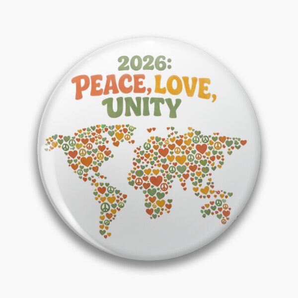 Item preview, 2026 Peace Love Unity T-Shirt - Global Harmony Design - Positive Vibe Activist Tee designed and sold by Zion by Carvalho.