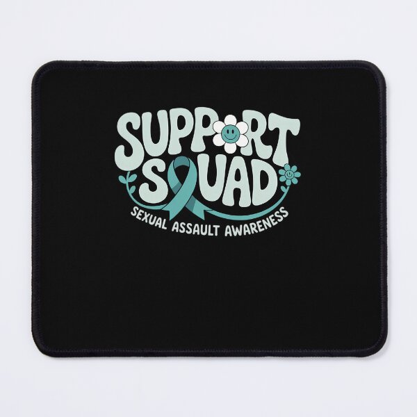 Item preview, Sexual Assault Awareness Support Squad I Wear Teal Ribbon 2 designed and sold by SyncSusscess.