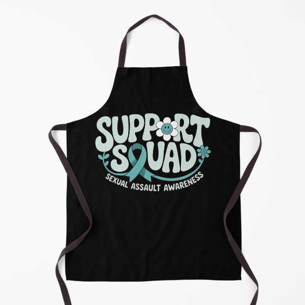 Item preview, Sexual Assault Awareness Support Squad I Wear Teal Ribbon 2 designed and sold by SyncSusscess.