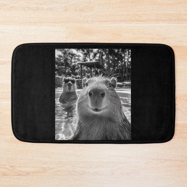 Item preview, Cool Capybara Selfie Art for Men Women Kids , Capybara Gift Lover  designed and sold by DZIRI NAJAT.