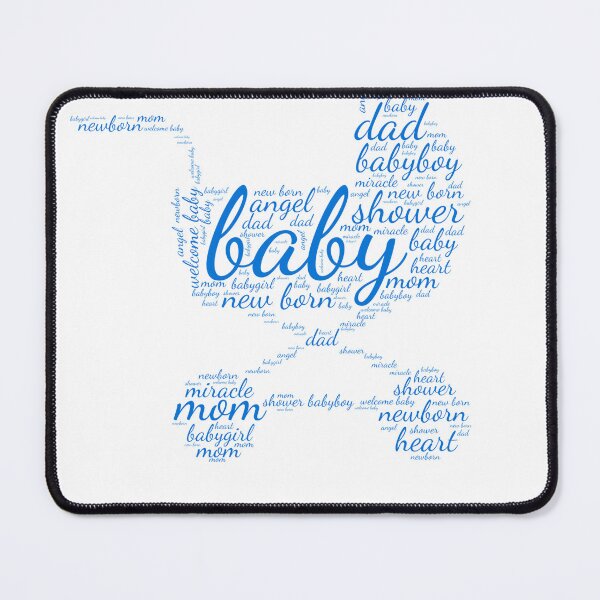 Item preview, Baby Shower Word Art Carriage designed and sold by PrintlyMood.