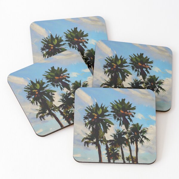 Item preview, Open Sky Palm Tree Painting for Calm Coastal Souls designed and sold by WildStroke.