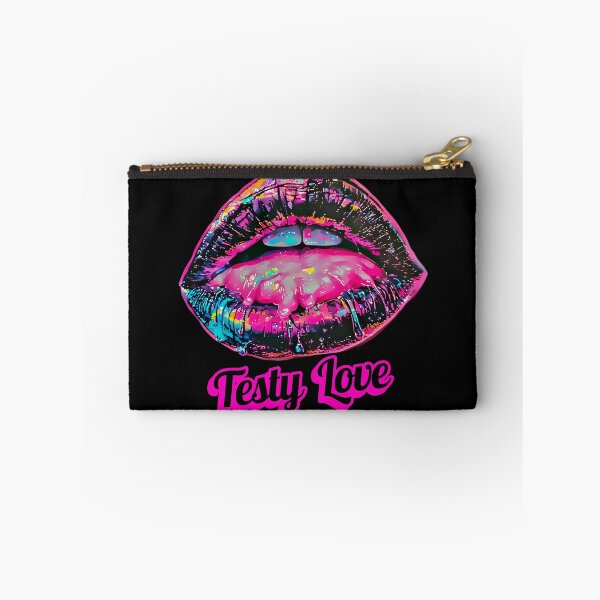 Item preview, Testy Love Dripping Neon Lips Pop Art designed and sold by Neer arts.