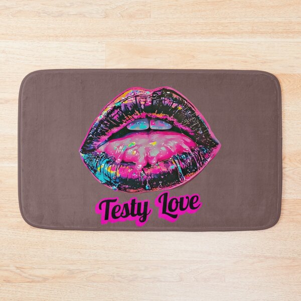 Item preview, Testy Love Dripping Neon Lips Pop Art designed and sold by Neer arts.