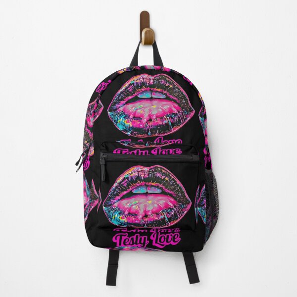 Item preview, Testy Love Dripping Neon Lips Pop Art designed and sold by Neer arts.