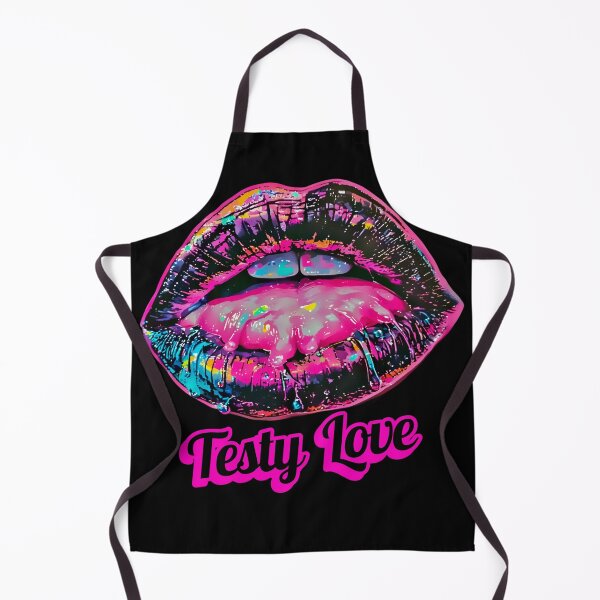 Item preview, Testy Love Dripping Neon Lips Pop Art designed and sold by Neer arts.