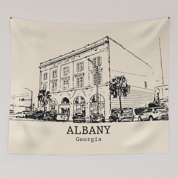 Artikelvorschau, Albany – Georgia entworfen und verkauft von Lakeric Cityscapes.