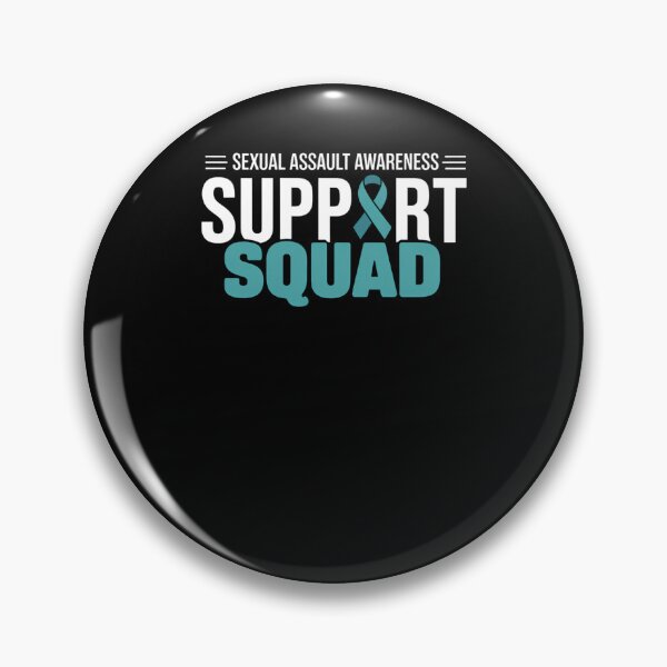 Item preview, Sexual Assault Awareness Support Squad I Wear Teal Ribbon designed and sold by SyncSusscess.