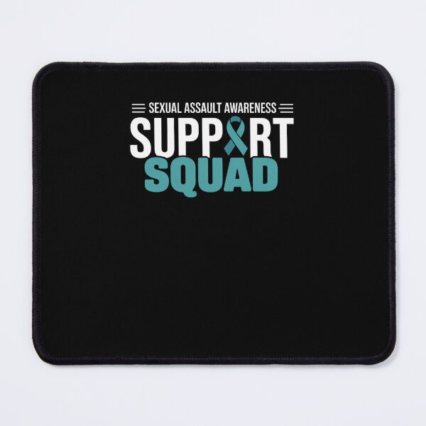 Item preview, Sexual Assault Awareness Support Squad I Wear Teal Ribbon designed and sold by SyncSusscess.