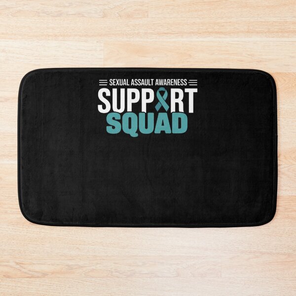 Item preview, Sexual Assault Awareness Support Squad I Wear Teal Ribbon designed and sold by SyncSusscess.