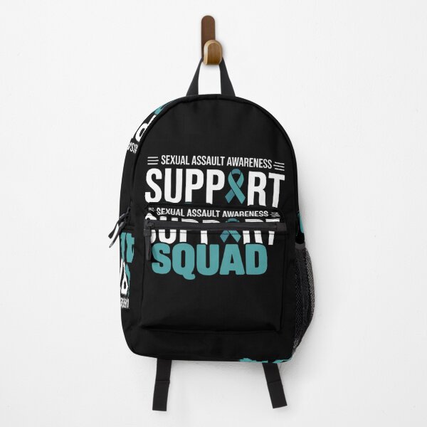Item preview, Sexual Assault Awareness Support Squad I Wear Teal Ribbon designed and sold by SyncSusscess.