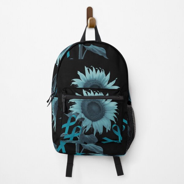 Item preview, SEXUAL ASSAULT AWARENESS Sunflower Teal Ribbon 2 designed and sold by SyncSusscess.