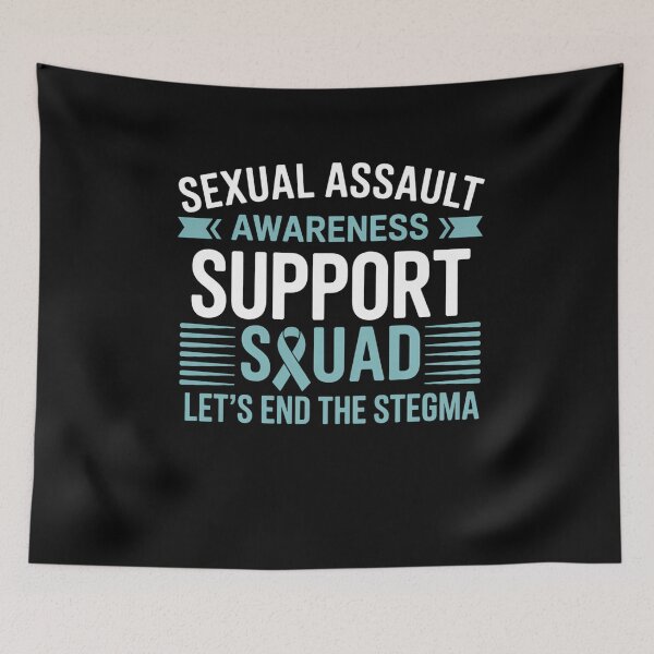 Item preview, Sexual Assault Awareness Support Squad Lets End The Stigma designed and sold by SyncSusscess.