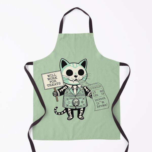 Item preview, Invest In Me I’m Broke Skeleton Cat Funny Money designed and sold by Moon's Arts.