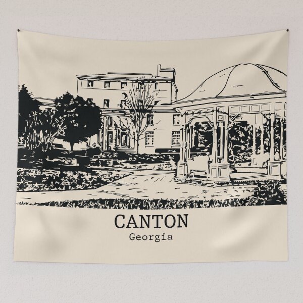 Item preview, Canton - Georgia designed and sold by Lakeric Cityscapes.