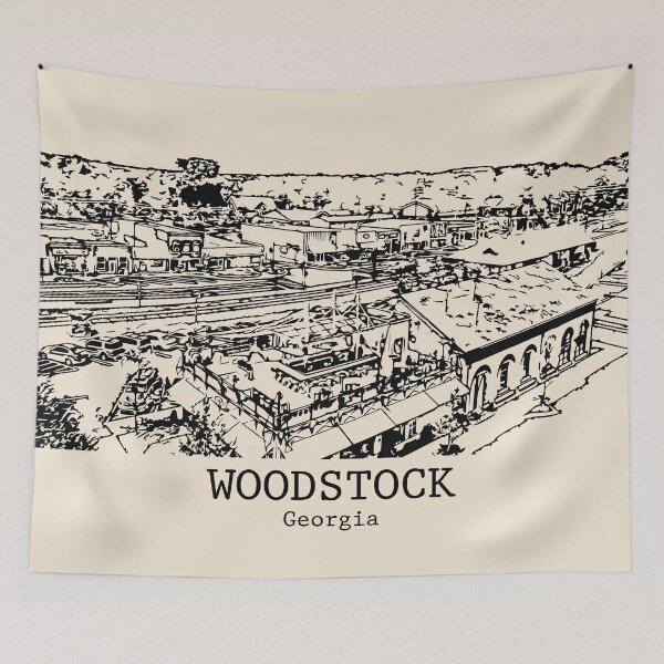Item preview, Woodstock - Georgia designed and sold by Lakeric Cityscapes.