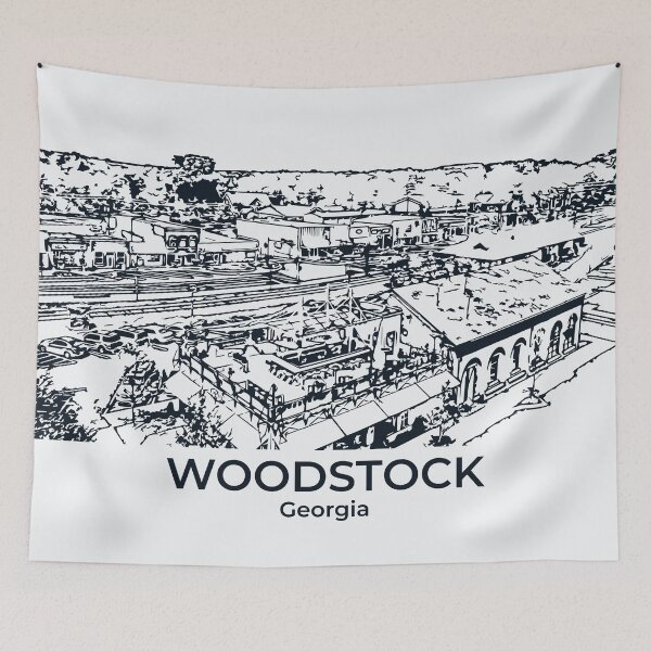Item preview, Woodstock - Georgia designed and sold by Lakeric Cityscapes.