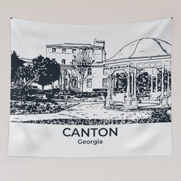 Item preview, Canton - Georgia designed and sold by Lakeric Cityscapes.
