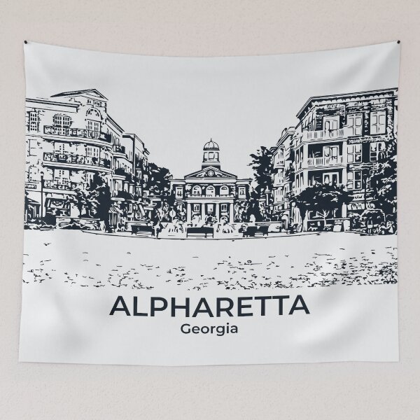 Item preview, Alpharetta – Georgia designed and sold by Lakeric Cityscapes.
