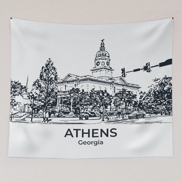 Item preview, Athens – Georgia designed and sold by Lakeric Cityscapes.