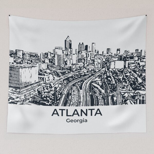 Item preview, Atlanta – Georgia designed and sold by Lakeric Cityscapes.