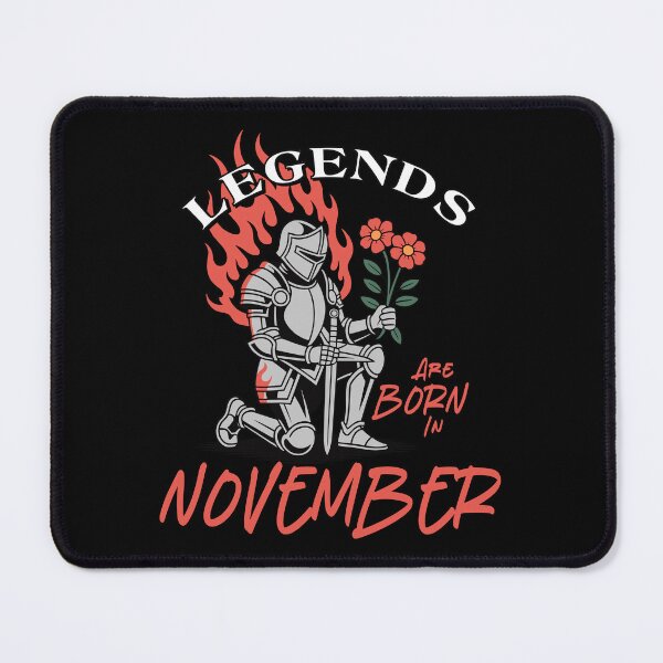 Item preview, Legends Are Born in November – Knight Birthday Graphic designed and sold by TipTop GFX.