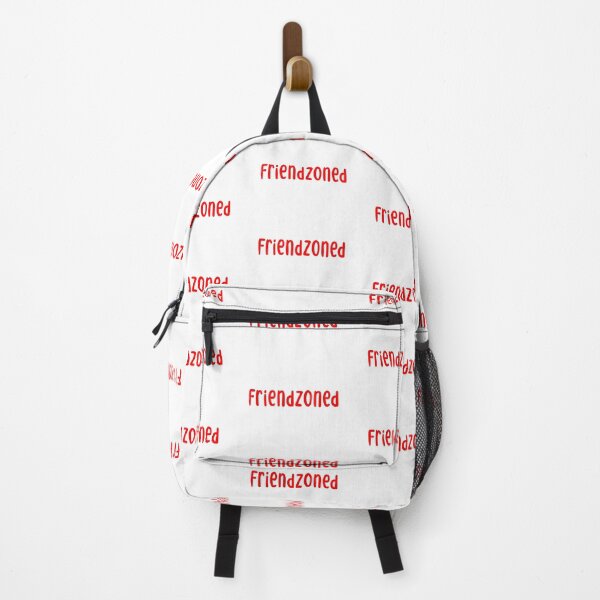 Item preview, Friendzoned, Red Typography designed and sold by Memes N Lore .