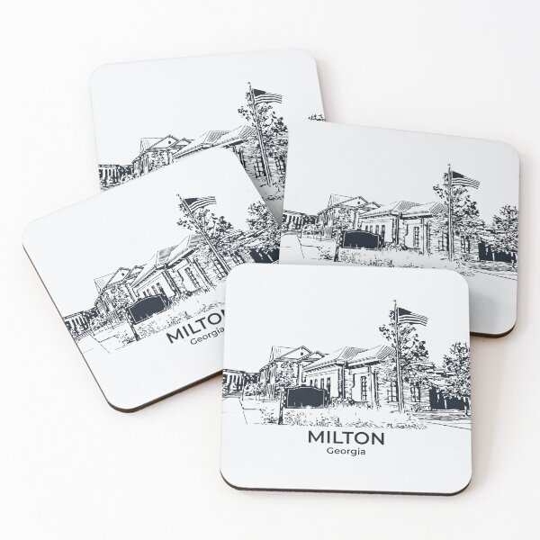 Item preview, Milton - Georgia designed and sold by Lakeric Cityscapes.