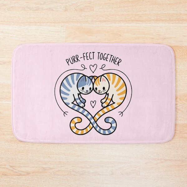Item preview, Purr-fect Together Cats | Cute Couple Love Design designed and sold by cabana.space.