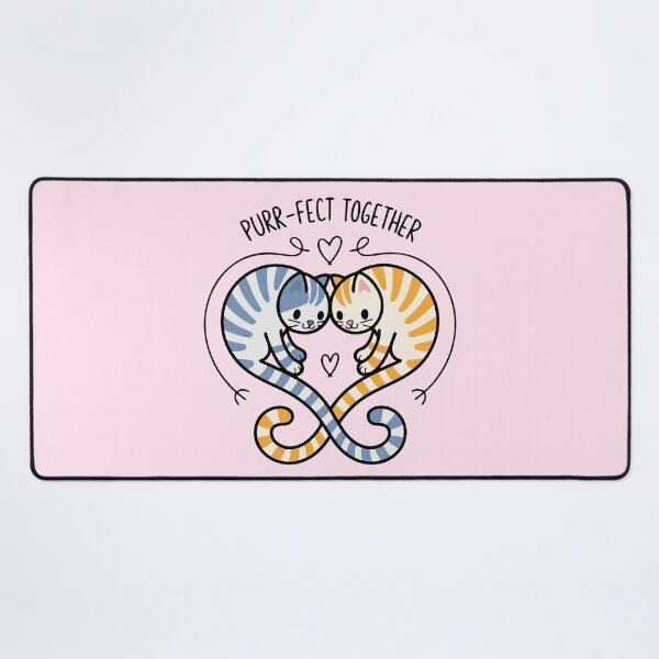 Item preview, Purr-fect Together Cats | Cute Couple Love Design designed and sold by cabana.space.