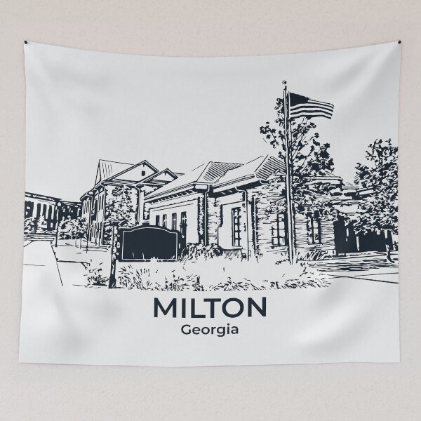 Item preview, Milton - Georgia designed and sold by Lakeric Cityscapes.