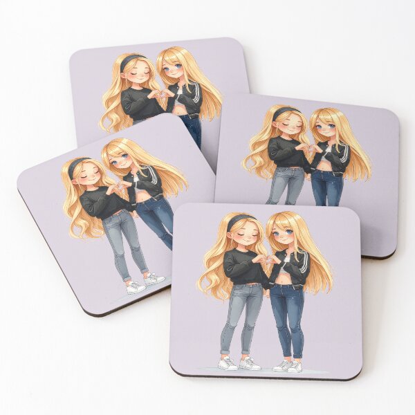 Item preview, This is what friendship feels like, blonde teenagers designed and sold by LiskoDesign.