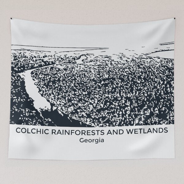 Item preview, Colchic Rainforests and Wetlands - Georgia designed and sold by Lakeric Cityscapes.