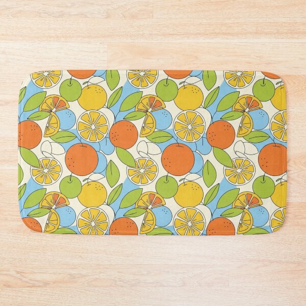 Item preview, Colorful Citrus Fruit Seamless Pattern designed and sold by joleyjl.