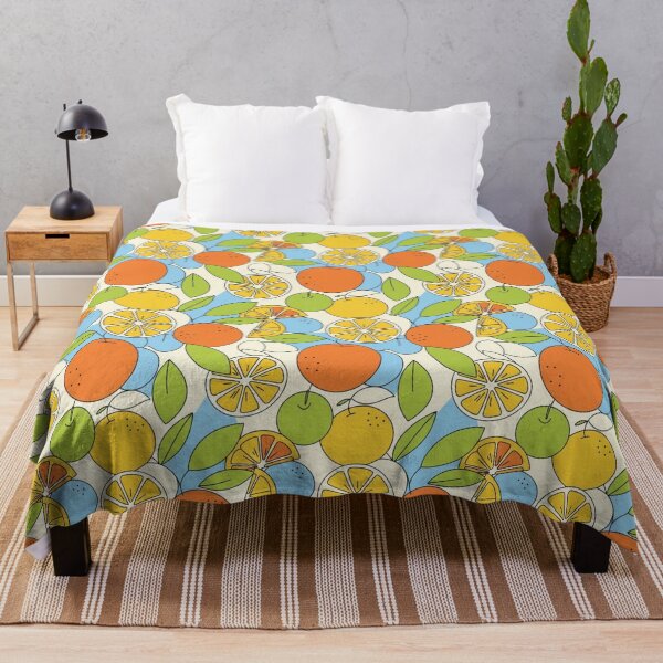 Item preview, Colorful Citrus Fruit Seamless Pattern designed and sold by joleyjl.