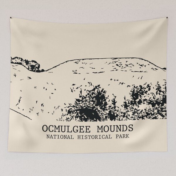 Item preview, Ocmulgee Mounds National Historical Park designed and sold by Lakeric Cityscapes.