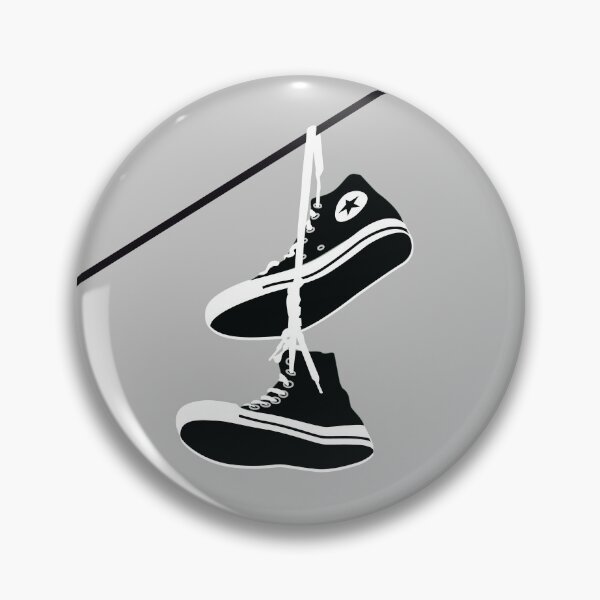 Item preview, Sneakers on a Wire Black & White designed and sold by DelcoBoy.