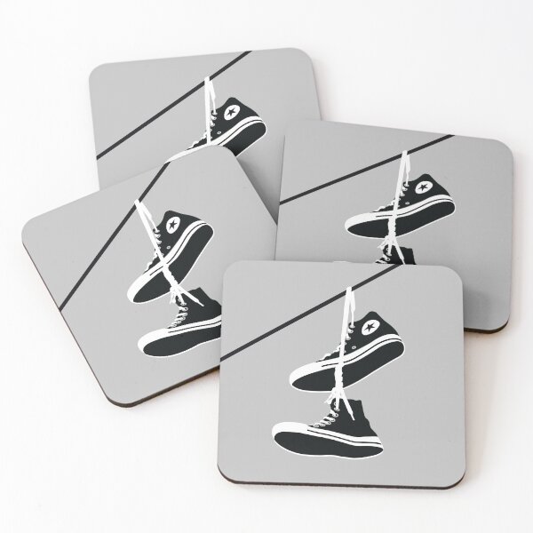 Item preview, Sneakers on a Wire Black & White designed and sold by DelcoBoy.