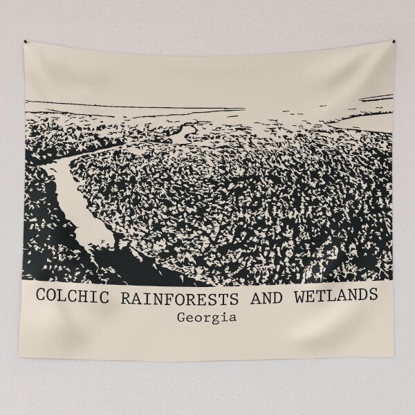Item preview, Colchic Rainforests and Wetlands - Georgia designed and sold by Lakeric Cityscapes.