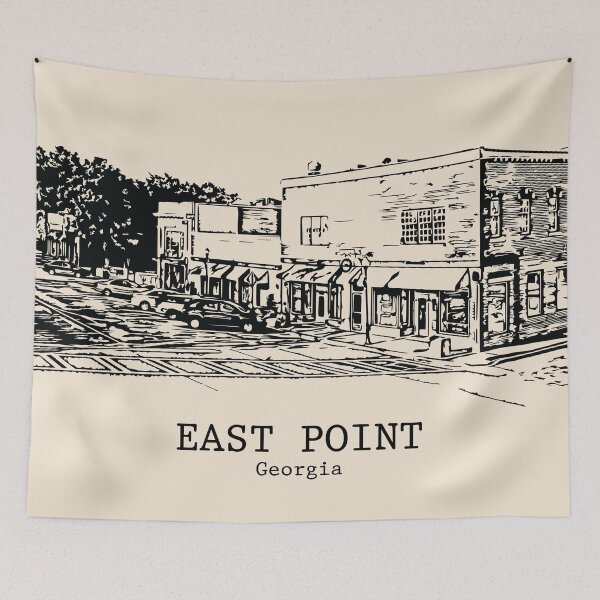 Item preview, East Point - Georgia designed and sold by Lakeric Cityscapes.