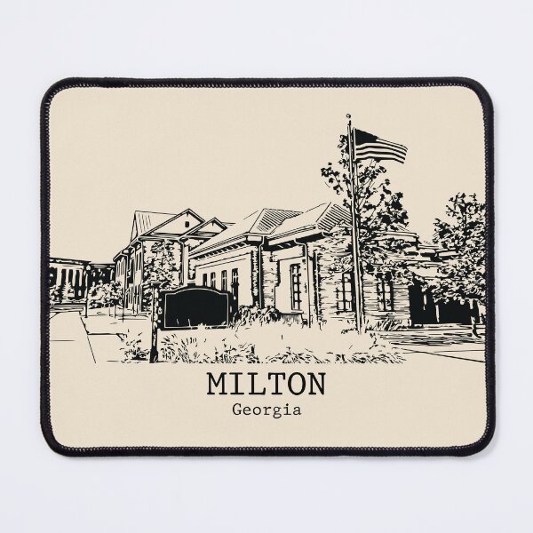 Item preview, Milton - Georgia designed and sold by Lakeric Cityscapes.