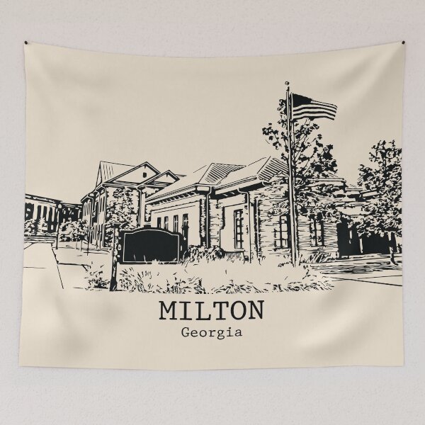 Item preview, Milton - Georgia designed and sold by Lakeric Cityscapes.